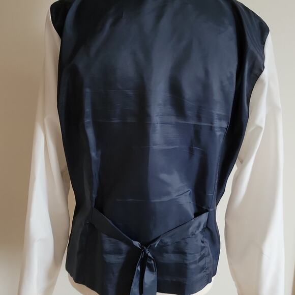 Vintage Ilyza Faux Suede Patchwork Blouse Sz L - Picture 3 of 9